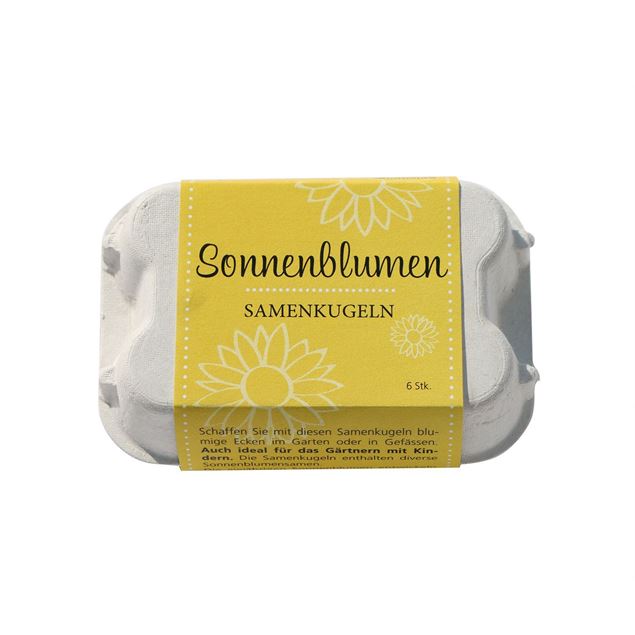 Samenkugeln Sonnenblumen 6er