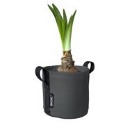 BACSAC Pot 3 Liter asphalt mit Pflanze