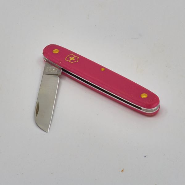 Image sur Couteau à fleurs 100mm 'Victorinox' rose vif, droitier