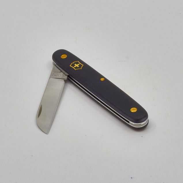 Bild von Blumenmesser 100mm 'Victorinox' schwarz, Rechtshänder