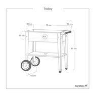 Hochbeet Urban Garden Trolley verzinkt