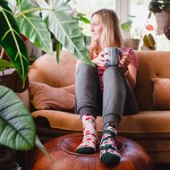 Cherry Blossom Socks