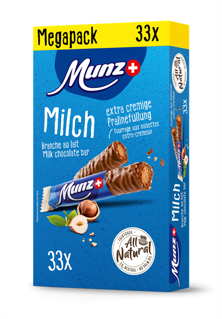 Image de Mégapack de branches Munz au lait 23g