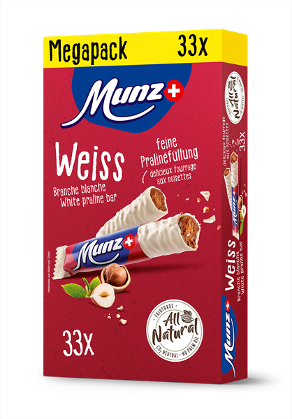 Munz Prügeli weiss 23g Megapack