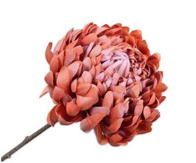 Chrysantheme orange 64cm