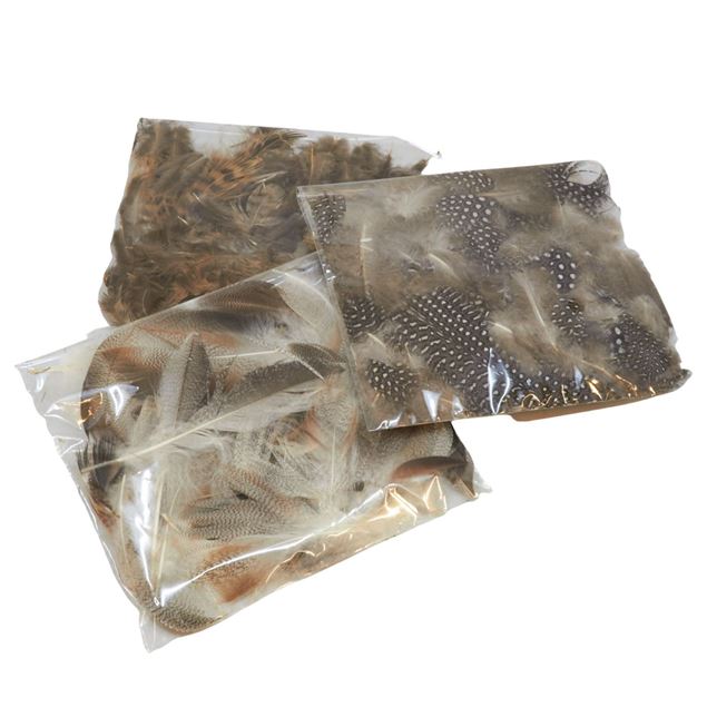 Image de Mélange de plumes en sachets  3x 2gr