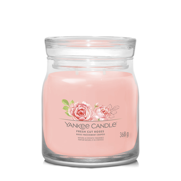 Image de Roses Fraîchement Coupées Signature Medium Jar