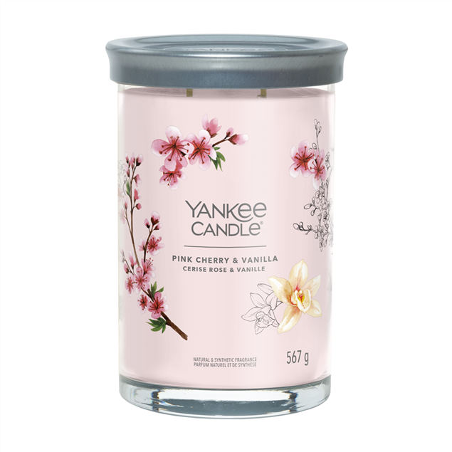 Image de Vanille rose à la cerise Signature Large Tumbler