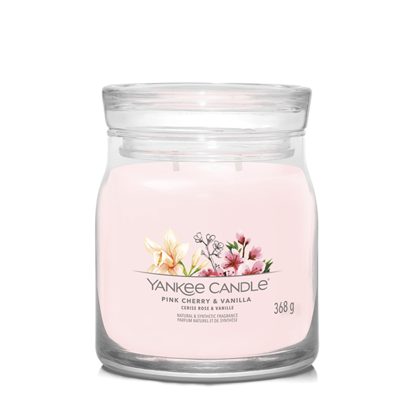 Image sur Vanille rose à la cerise Signature Medium Jar