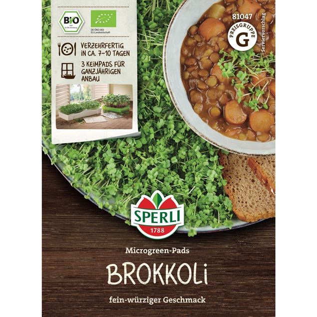 Bild von Microgreen-Pads 'Brokkoli' - 3 coussinets