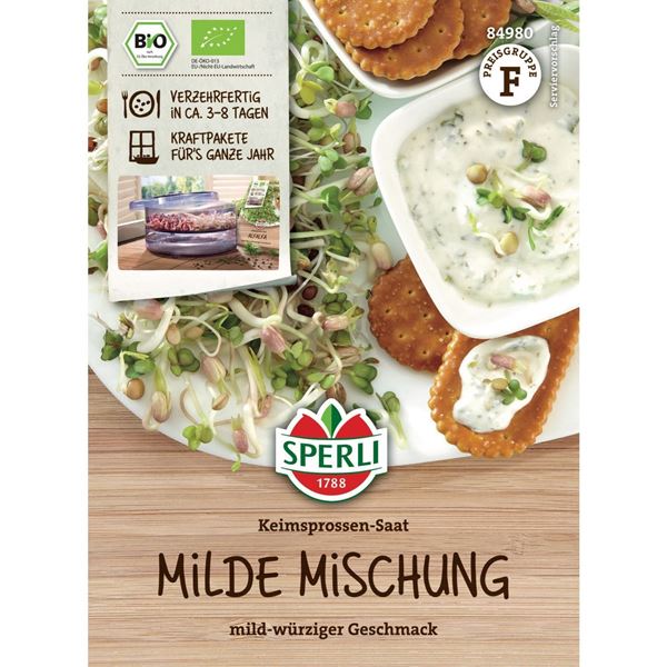 Bild von Keimsprossen-Saat 'Milde Mischung' - 50gr