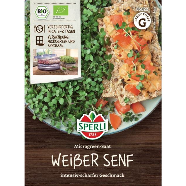 Bild von Microgreen-Saat 'Weisser Senf' - 50gr