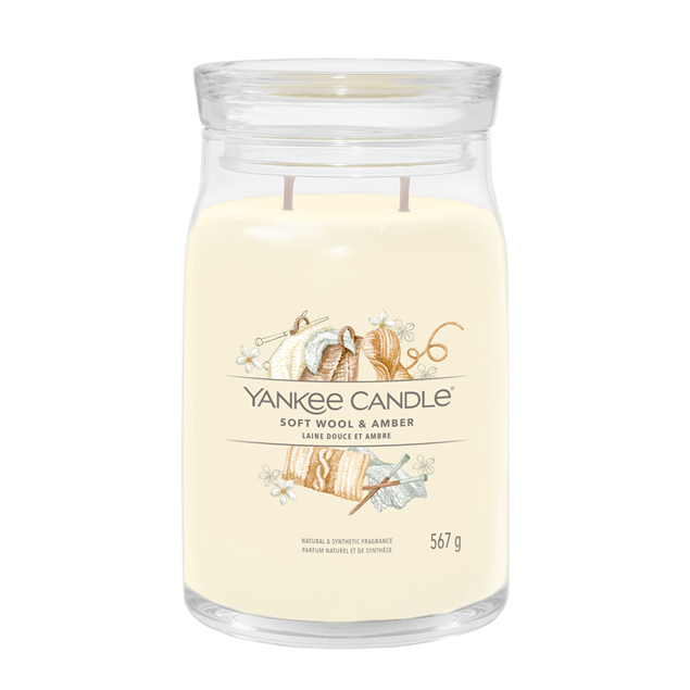 Bild von Soft Wool & Amber Signature Large Jar