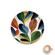 Image sur Table d'appoint ludique "Leaves", Ø 46 cm