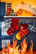 Image sur The Fireman Kids Socks