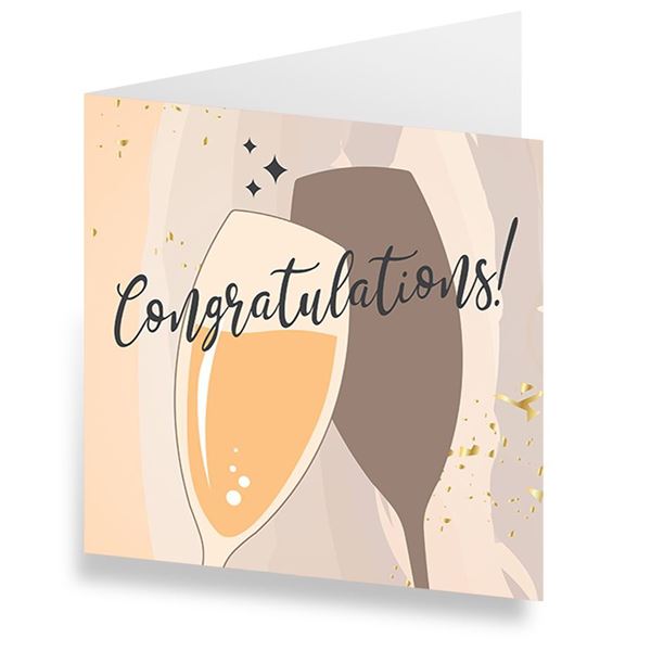 Image sur Cartes «Congratulations» (Set de 10)